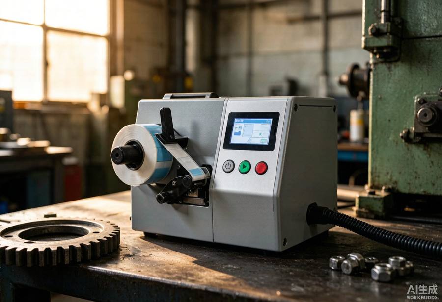 狭小空间桌面贴标机